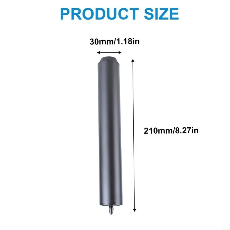 C4DE Pool Cue Extension Pool Billiard Shaft Untuk Instalasi Cue Snooker Freather Pool Cue Billiard Extender