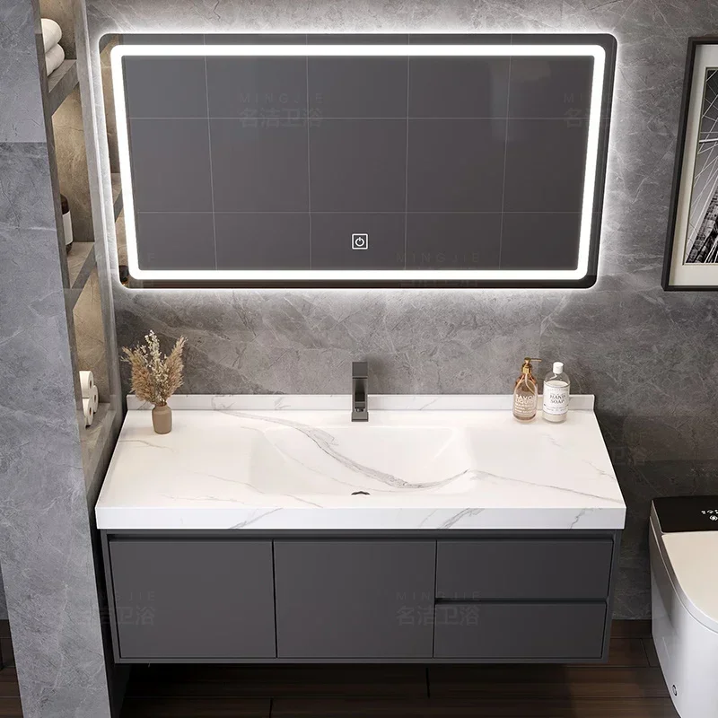 Vanity Sink Bathroom Drawers Mobile Laundry Cabinet Narrow Furniture Home Tall Storage Cabinet Equipment For Washing Machine