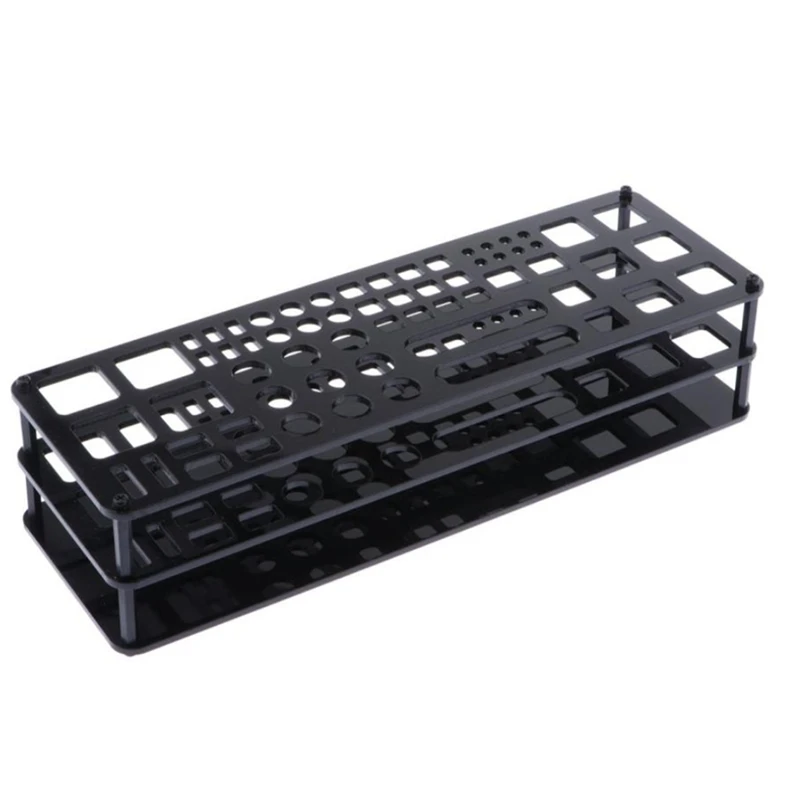 A98E-Screwdriver Storage Rack Holder Screwdriver Organizers For Hex Cross Screw Driver RC Tools Kit Organizers 63 Hole