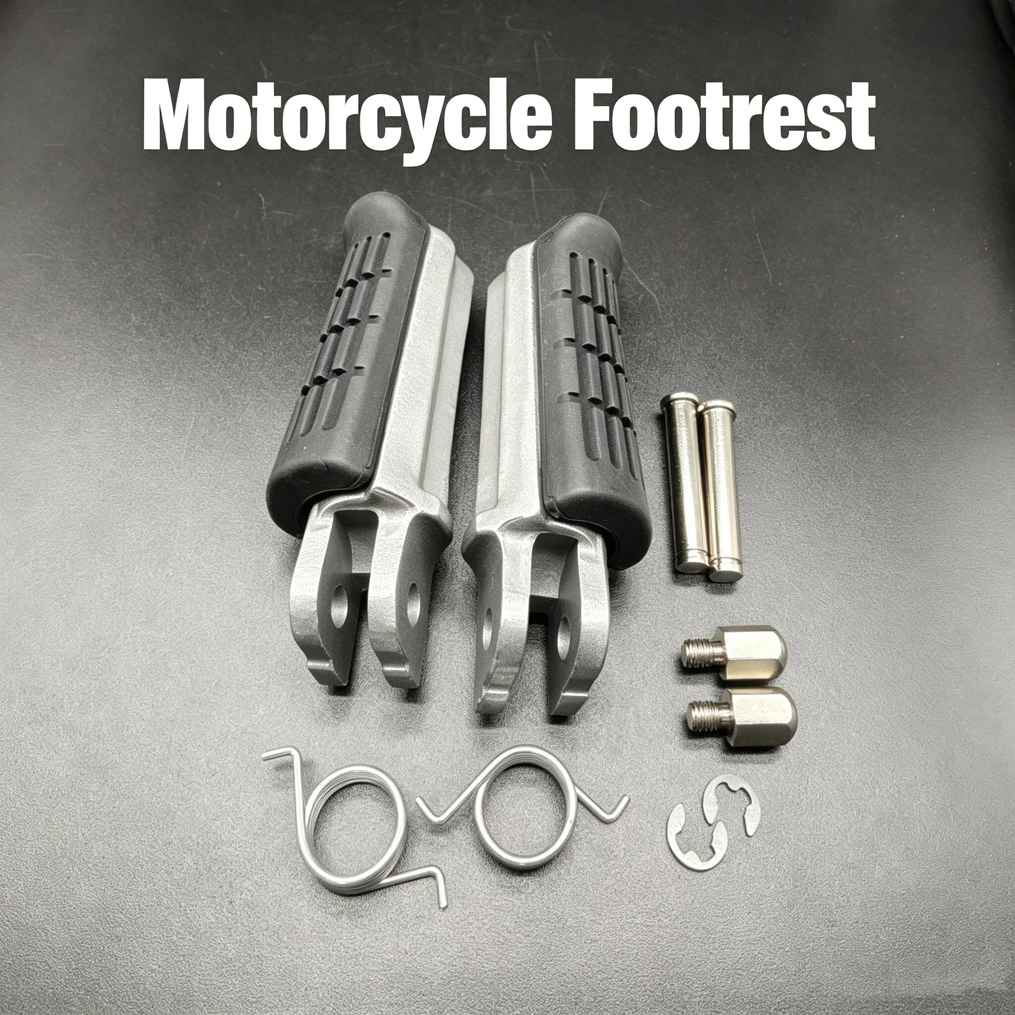 .Foot Pegs Front Footrest For Honda VFR800 Interceptor 1998-2001 CBR600F 1987-1998 CB600F Hornet 600 1998-2006 CBR1000F 1987-99 view 2