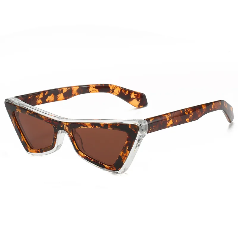 

2023 Retro Cat Eye Sunglasses Women Shades UV400 Leopard Gradient Fashion Men Luxury Brand Designer Sun Glasses Oculus