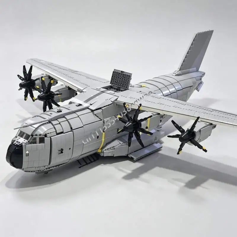 NEW 9228 PCS Airbus A400M Atlas Cargo Plane Aircraft Building Blocks Model Custom Puzzle DIY Assembly Collection Display Gifts