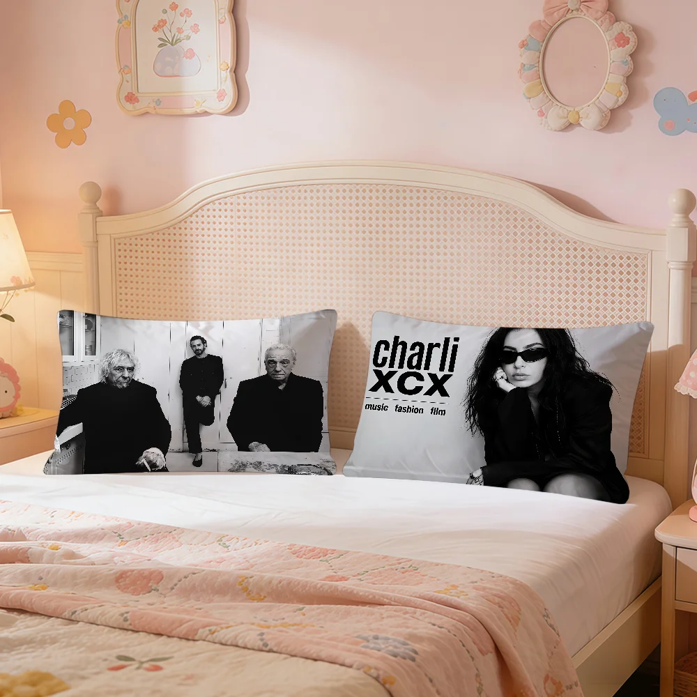 Music Fashion Film C-CharliS X-XcxS Cushion Cover Rectangle Decorative Long Pillow Cases Sofa Bench Bedroom Chair LivingRoom