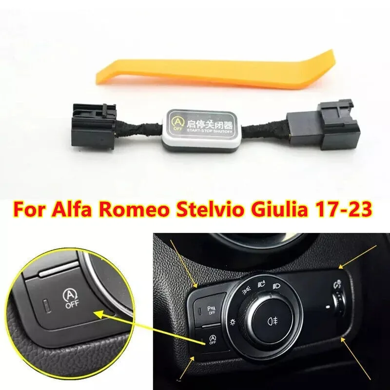 Automatic Start Stop Off Plug Adapter Cable For Alfa Romeo Stelvio Giulia 17-23