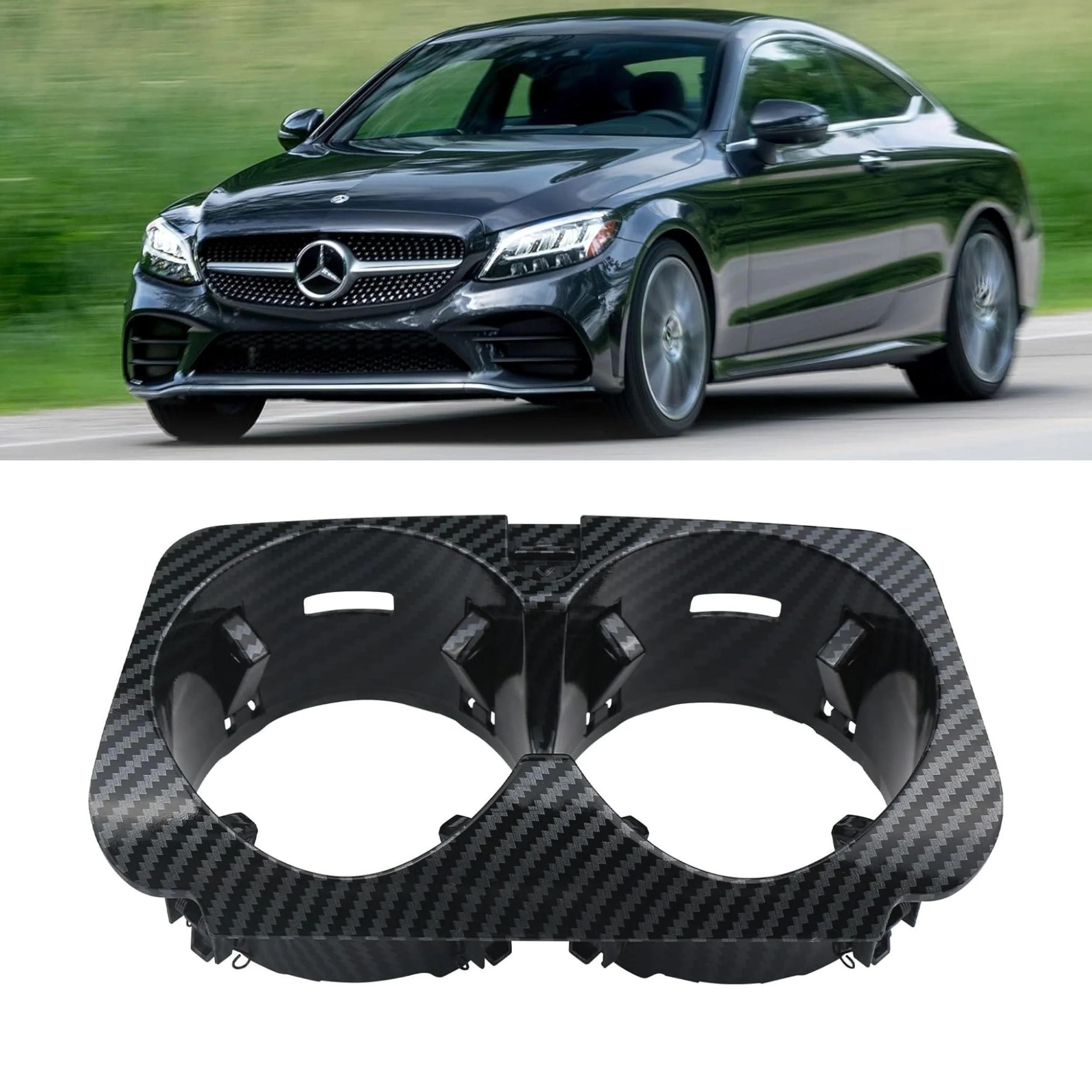 

Class Center Console Water Cup Holder For Mercedes Benz C160 C180 C200 C220 C250 C260 C300 C400 C450 C43 C63 2015 2016 2017-2021
