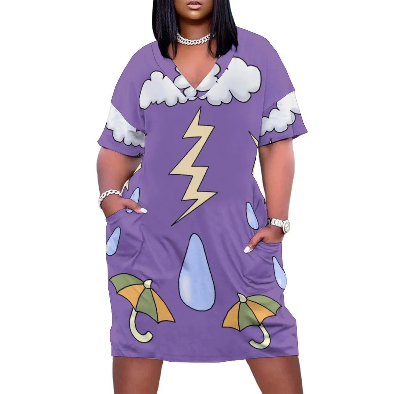 

Miss Frizzle Weather Loose Pocket Dress Bridesmaid dress woman dress for women summer evening dresses for prom