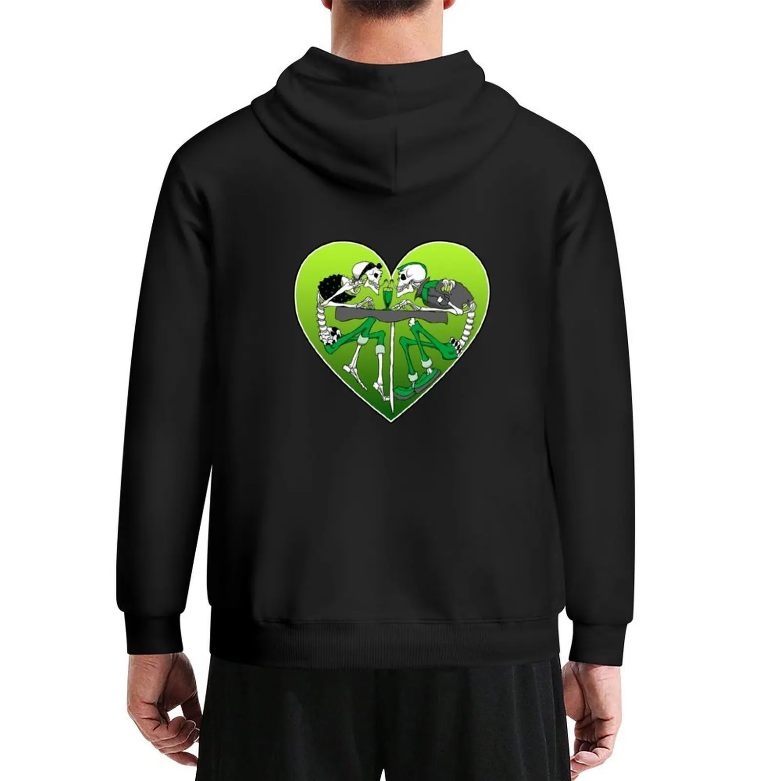 

Psychobilly heart Hoodie mens designer clothes men's sweat-shirt set men wear japanese style men hoodie
