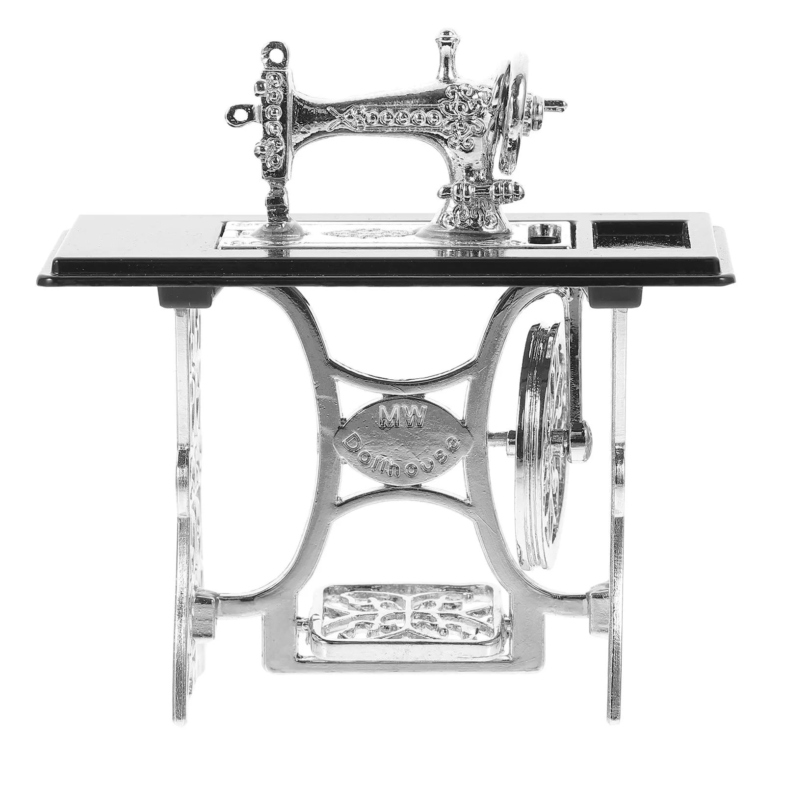

Miniature Sewing Machine for Dollhouse Decor Realistic Tiny House Furnishing Lightweight Wear-Resistant Photo Prop Birthday Gift