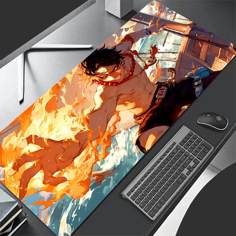 

Mouse Pad one piece Game 900x400 Rubber Mini Pc Keyboard Laptop Computer Speed Desk Mat Gaming Acessories XXL Anime Mousepad