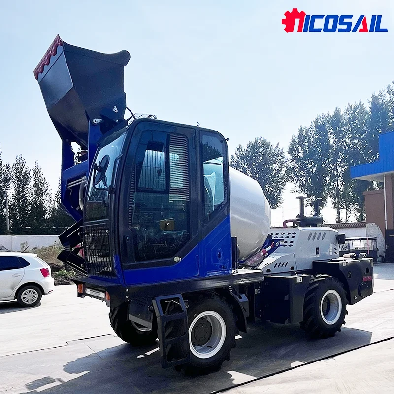 

Хорошее качество, мобильный самозагрузочный бетономешалка 3,0 м3 для смешивания бетона и цемента, модель 4000