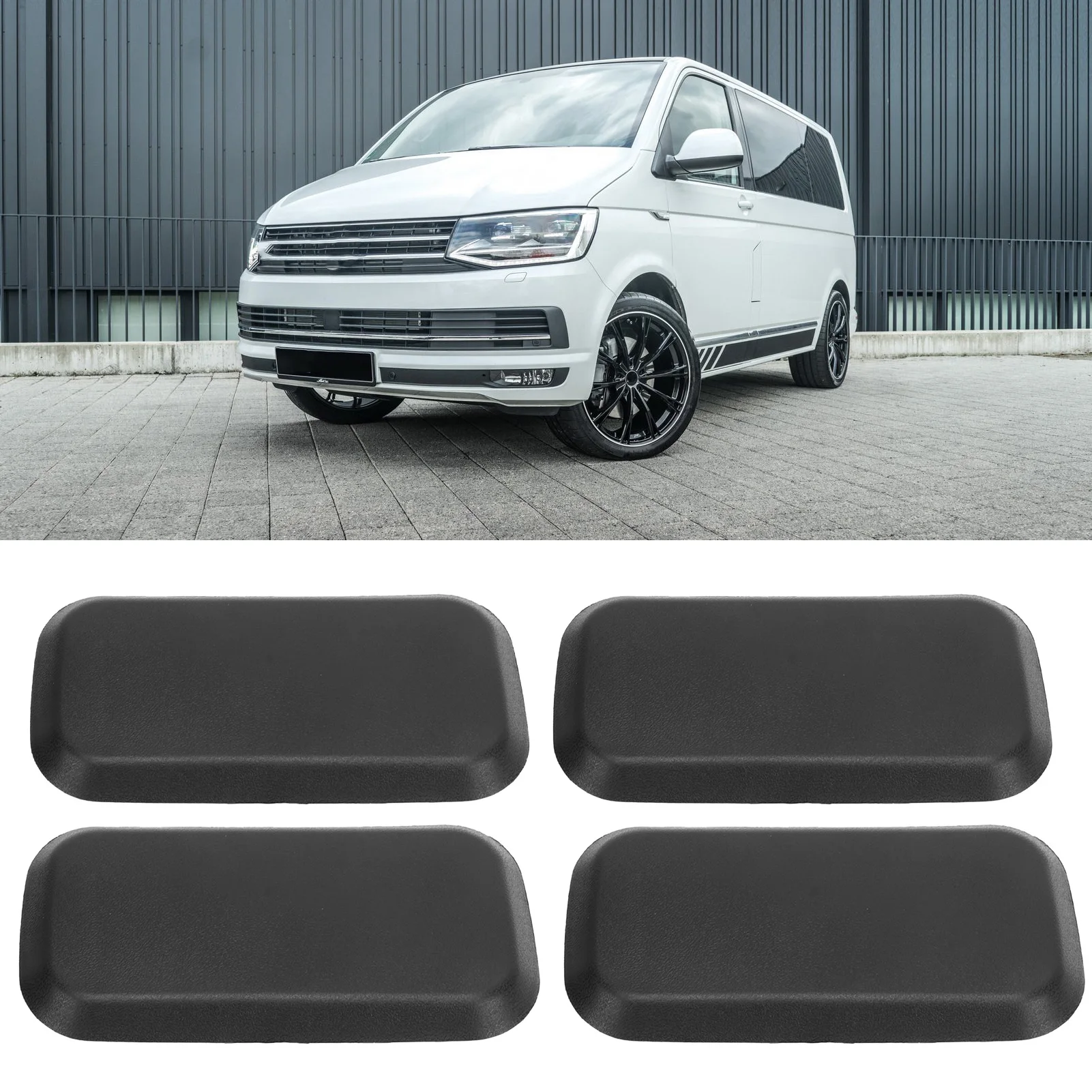 4PCS Seat Base Caps Cover High Temperature Resistant Fit For T5 T5.1 T6 T6.1 Kombi Transporter 2003 – Onwards