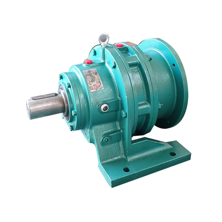 

Inline XWD8 Planetary Speed Reductor With Cycloidal Gearing Arrangement 1:35 Ratio Solid Shaft ODM Customization Support