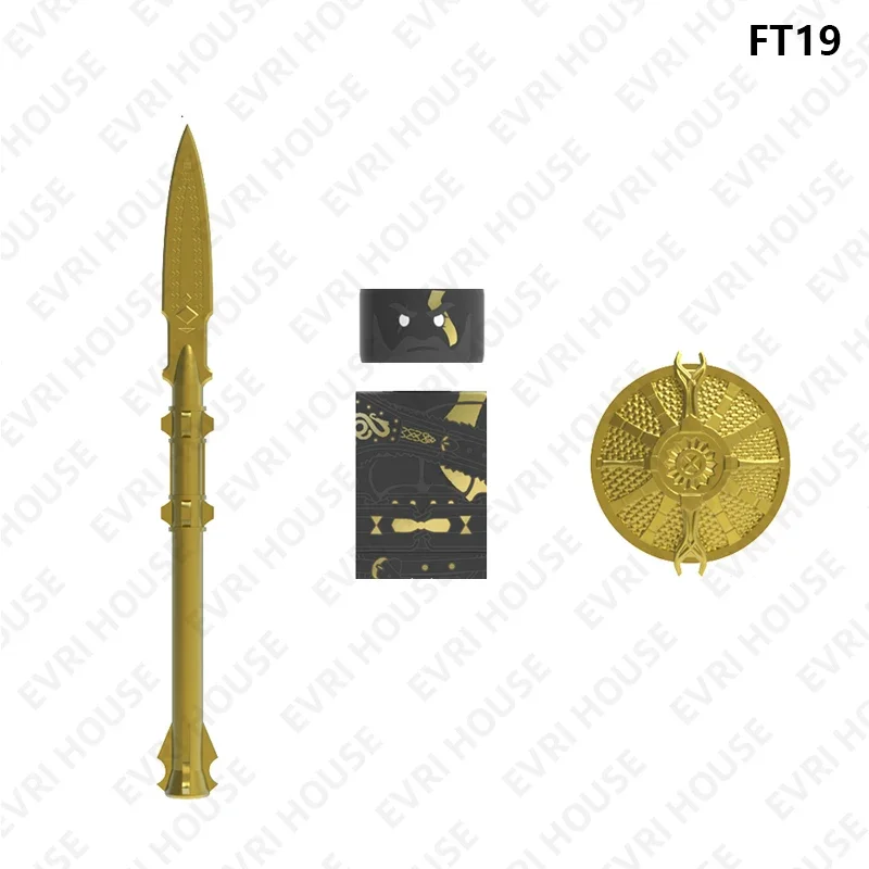 Games Mini-actiefiguren Bakstenen Bouwstenen Poppen Assemblage Accessoire Speelgoed voor kinderen FT16-19