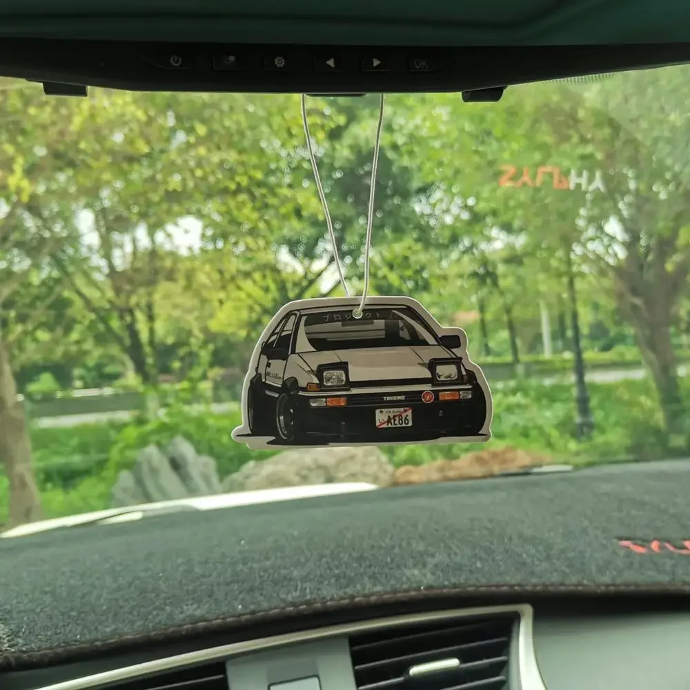 New Design AE86 Car Air Freshener Hanging Auto Truck Rearview Mirror Perfume Pendant Solid Paper JDM Arrow Interior Accessories - Image 3