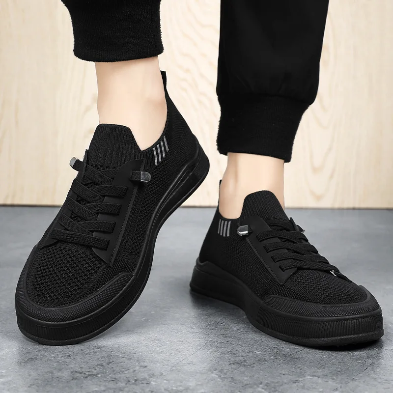Border men's shoes summer new fashion shallow mouth board high sense versatile casual breathable non-smelly feet men's