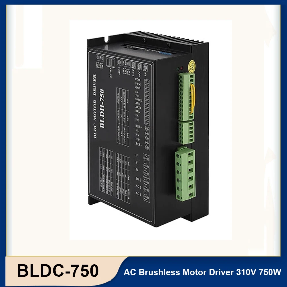 

BLDH-750 DC бесщеточный двигатель 310V 750W контроллер для шагового двигателя CNC