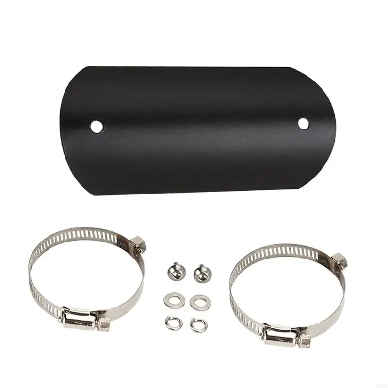 M76E Edelstahl-Motorrad-Auspuffrohrabdeckung für Mittelteil – Detail 8