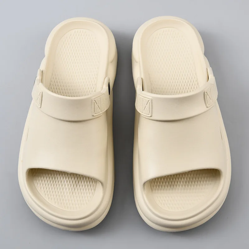 Men's Trendy Casual Sandals Breathable Slide Sandals Two-Way Versatile Slide Sandals for Summer Comfort, Indoors and Outdoors