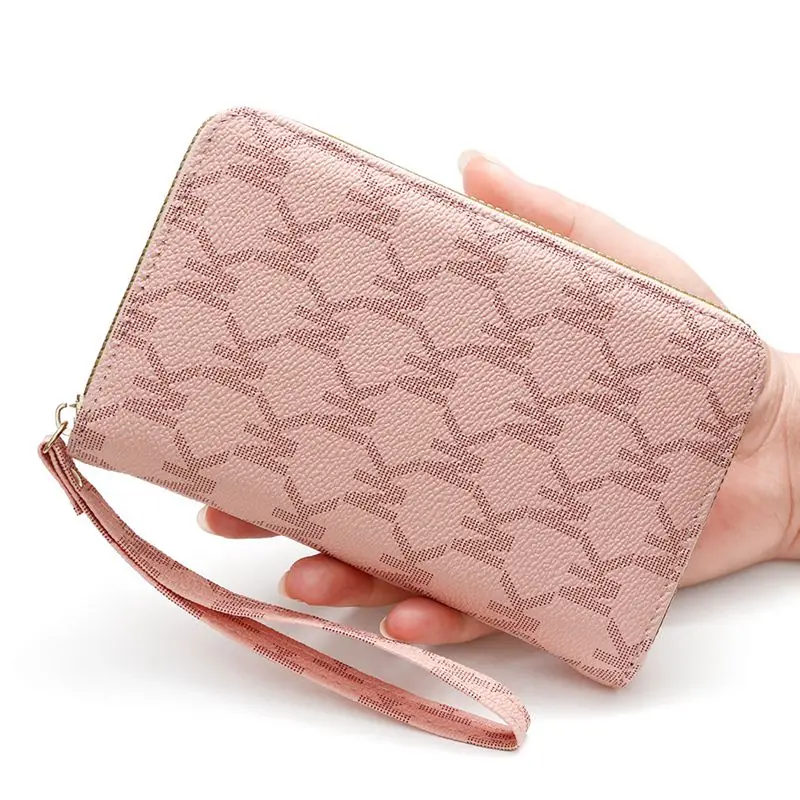 

New Women Wallet Printed Single Zipper Women's Purse Fashion Large-capacity Money Bag Handbag Coin Purse Clutch Bag