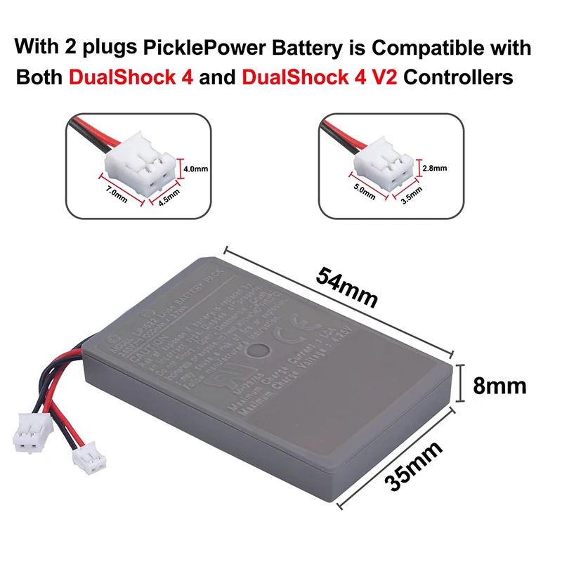 1000Mah Ps4Pro/Pcs4…