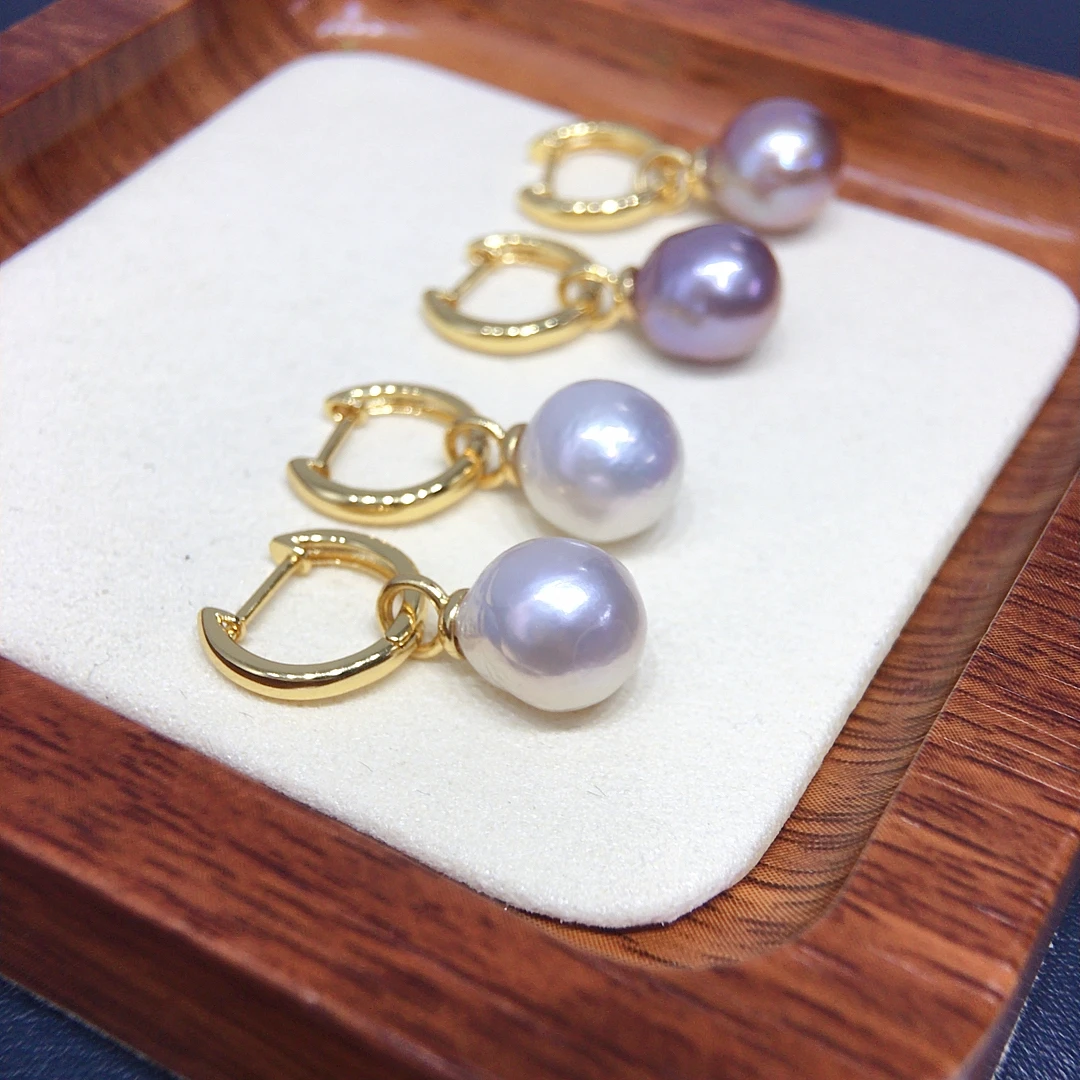 

ZHBORUINI Premium Jewelry Freshwater Pearl Baroque Earrings Minimalist A Versatile Product 2025 New Arrivals Gift For Woman