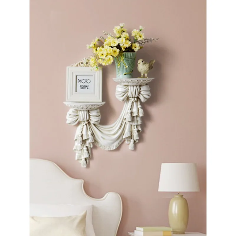 Wall baffle rack, wall shelf hanger