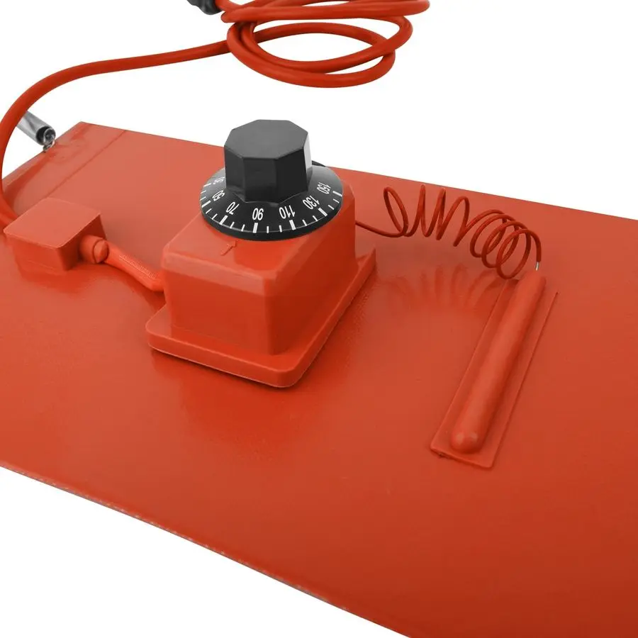 سخان الطبل، سخان دلو طبل 5 جالون 120 فولت 800 وات شريط تسخين معزول مع وحدة تحكم في درجة الحرارة للبلاستيك المعدني والعسل Buc