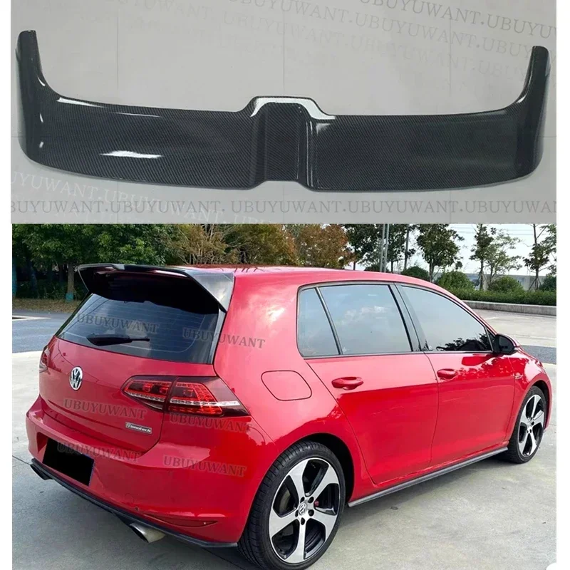 Задний спойлер (антикрыло) для Volkswagen Golf 7 GTI MK7/MK7.5 R Line, карбоновый спойлер, антикрыло, аэродинамический обвес для Golf 7 R