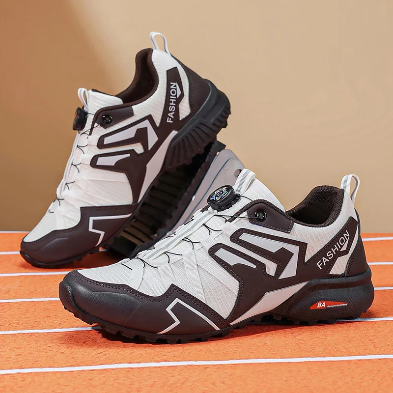 

Мужские кроссовки для трейлраннинга, легкие дышащие походные кроссовки больших размеров, нескользящие износостойкие кроссовки для походов, велосипедные кроссовки