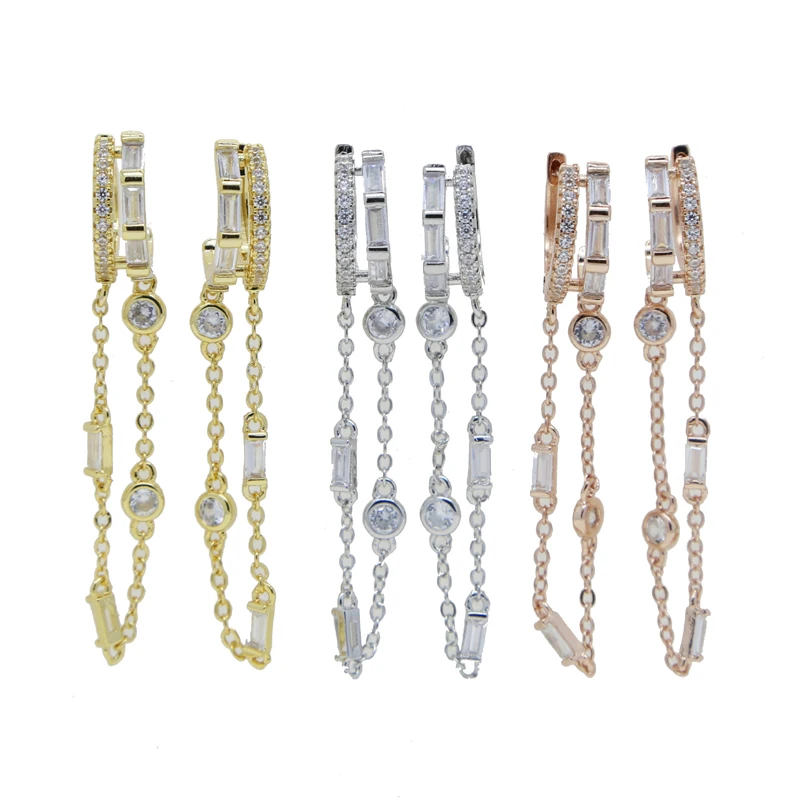 Thumbnail 3 - #16 Latest Dangle Chain Earrings Offers