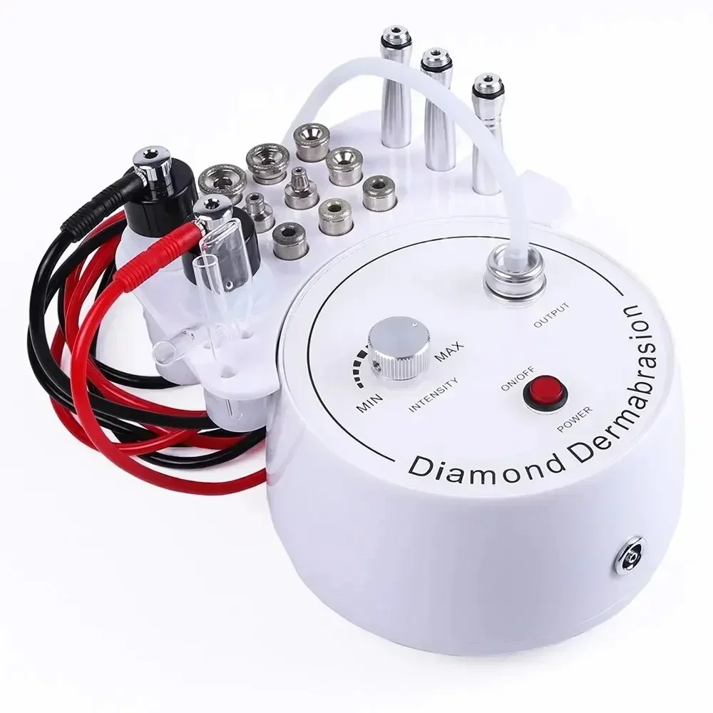 Beleza Diamante Microdermabrasion Dermabrasion Máquina, Spray de água, Esfoliação, Rugas e Face Peeling, 3 em 1