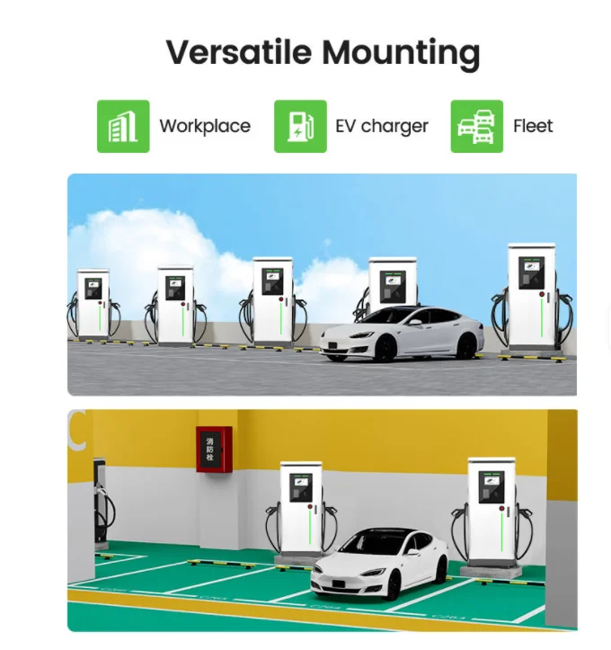 4g/Wifi Network-connected DC Charging Pile Floor-mounted Electric Vehicle CCS1/CCS2 240kW Fast Charging Station with OCPP 2.01 view 5