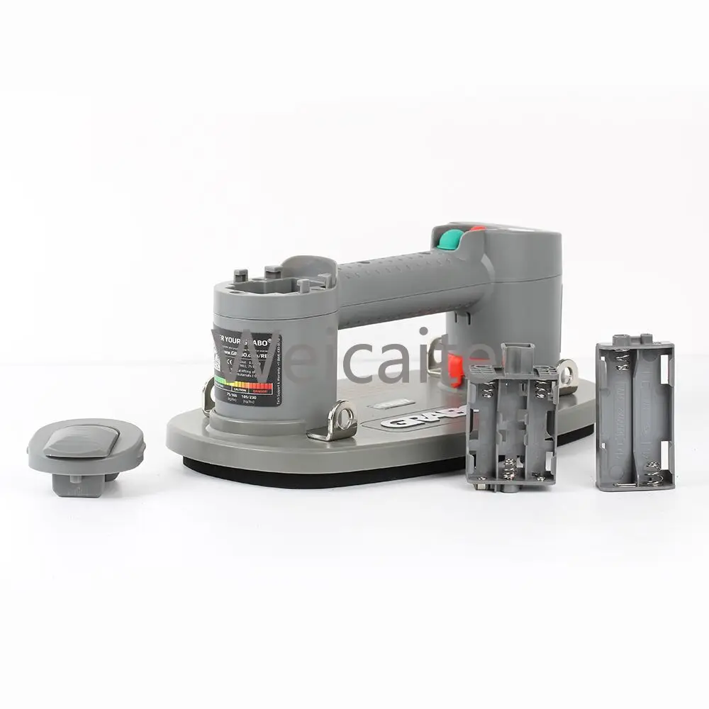 Elevador eléctrico de ventosa al vacío Raizi Grabo H V2 para superficies húmedas porosas y rugosas, herramienta de transporte para elevación de losa de azulejos, elevador resistente