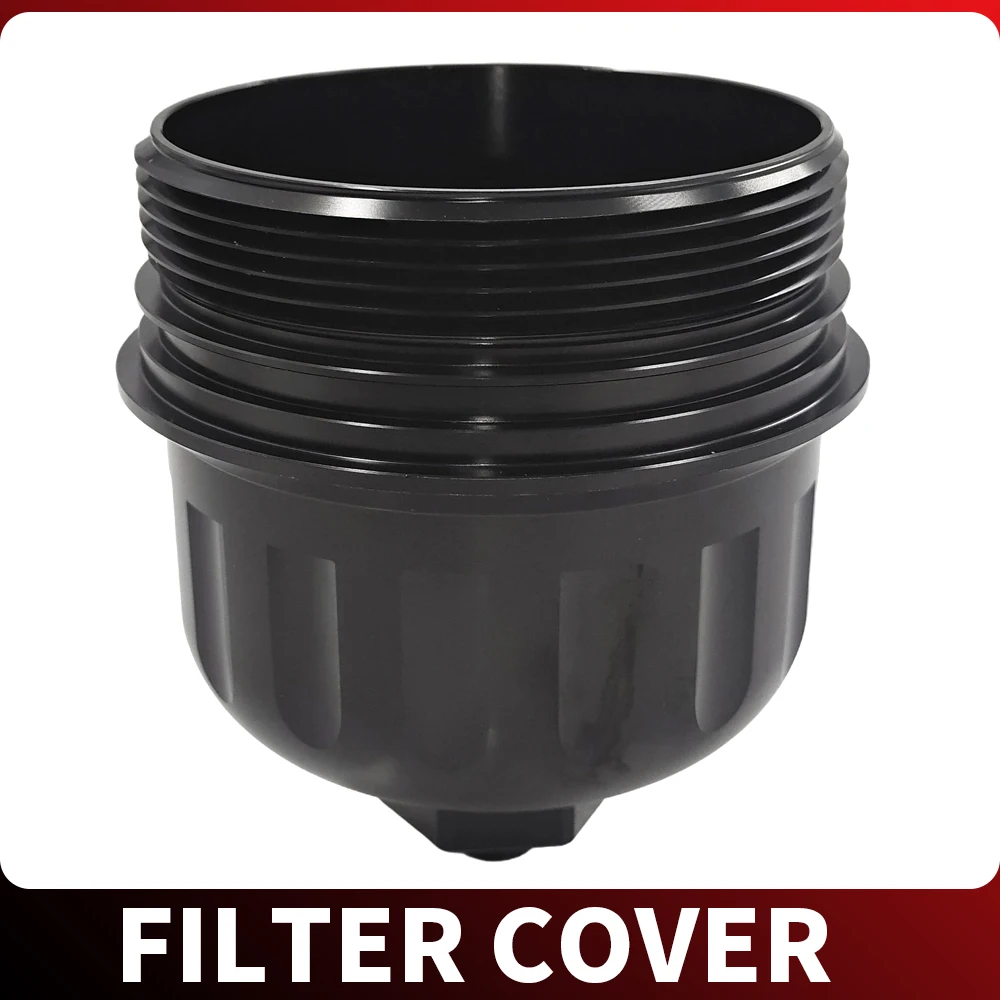134001 Fuel Filter Housing Cap Replacement for Chevy/G-MC Dura-max 6.6L L5P Black 6061-T6 Vehicle Filter Protector Housing Cap