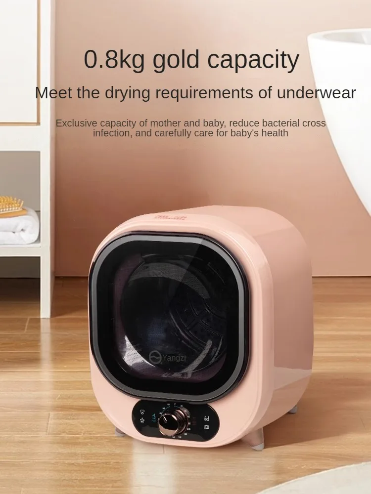 

Mini Dryer Household Drum Type Small Dormitory Drying Clothes Baby Underclothes Underwear Dryer Sterilization and Disinfection