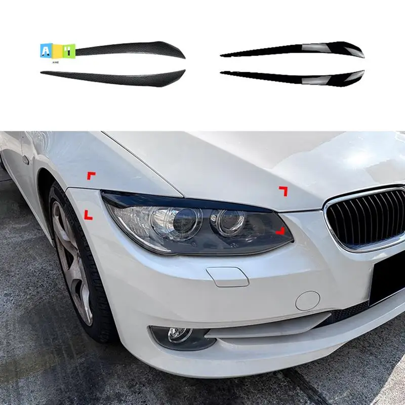 

A04E-автомобильная фара, наклейка на брови, накладка для BMW E92 E93 LCI 2010-2012, автомобильные аксессуары