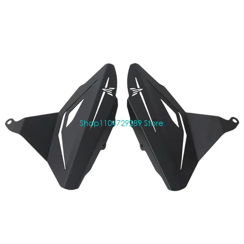 D8KE Lower Frame Fill Panels, Black 2-Piece Side Cover Set for MT09 2024 Street Bike Styling, Clean Lines, and Daily Road