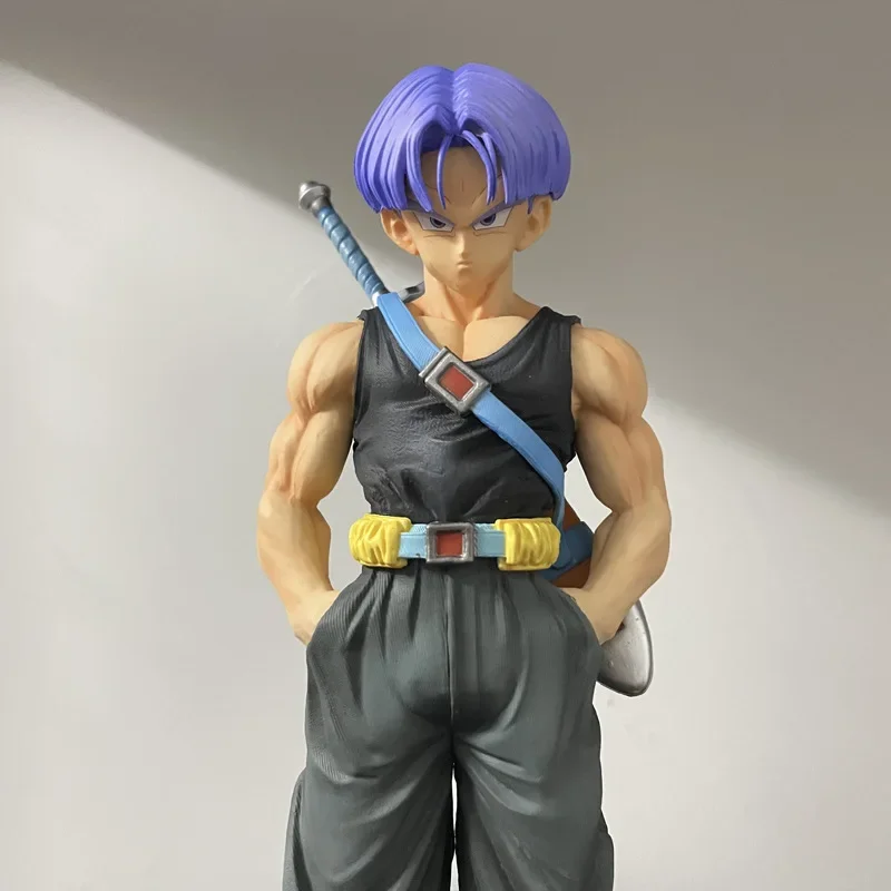 26cm Anime Dragon Ball Z Fighters Trunks Figure Super Saiyan Future Trunks Figurine Action Figures Statue Collectible Model Toys