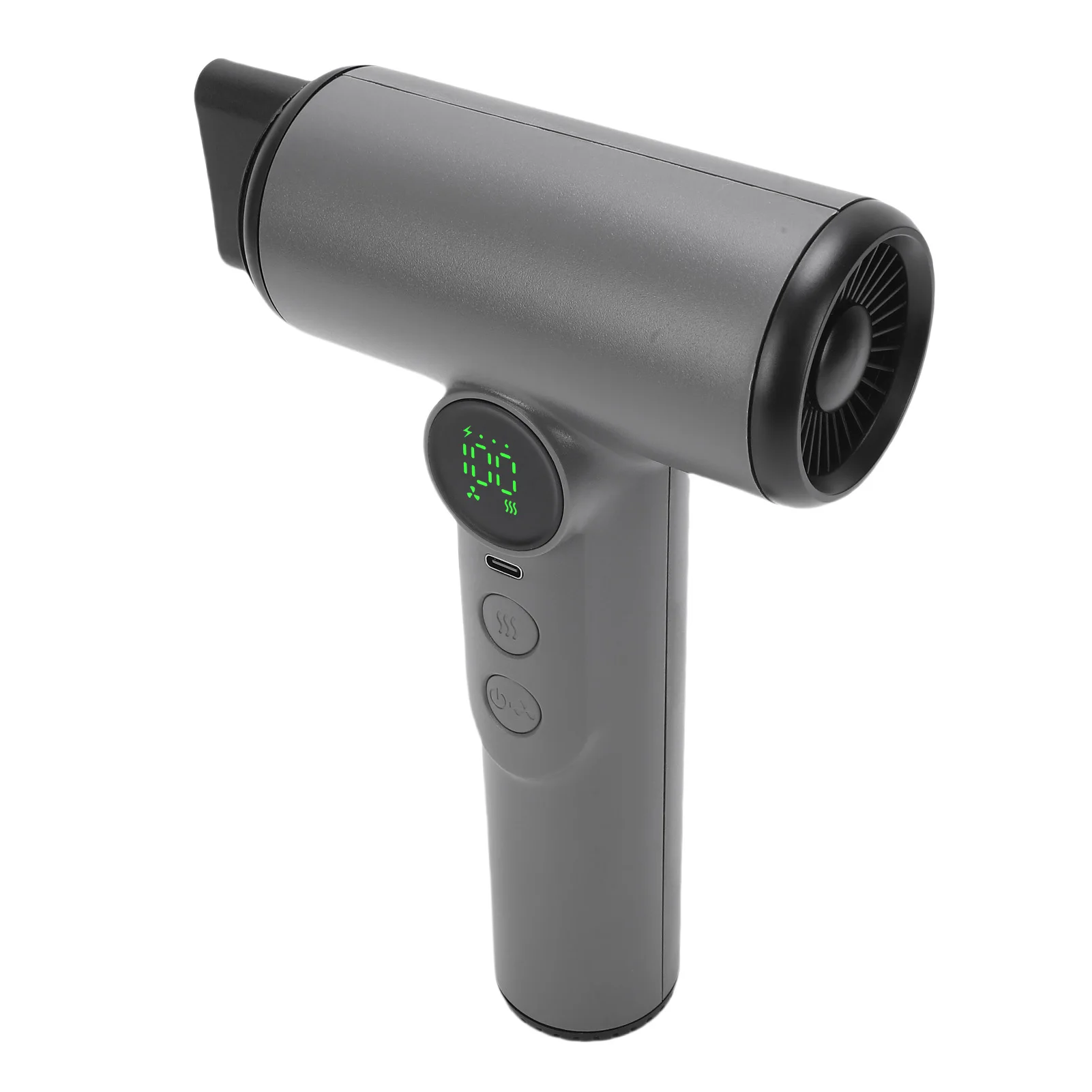 Cordless Hair Dryer 200W 15600mAh USB Rechargeable Cold Hot Wind Portable Hair Blow Dryer for Travel Camping Blow Dryer