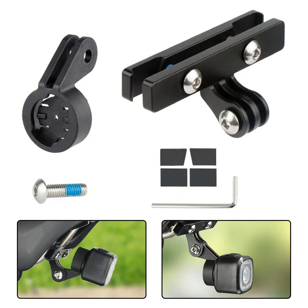 سبائك الألومنيوم دراجة مقعد السكك الحديدية جبل قوس دراجة السرج الضوء الخلفي محول تركيب ل Magicshine RN120 دراجة الملحقات