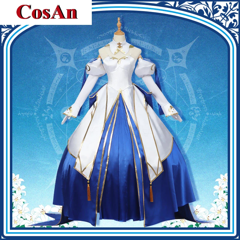 CosAn Game Fate/Grand Order FGO Arcueid Princess Cosplay Costume V1.0 Gorgeous Formal Dress Activity Party Role Play Clothing