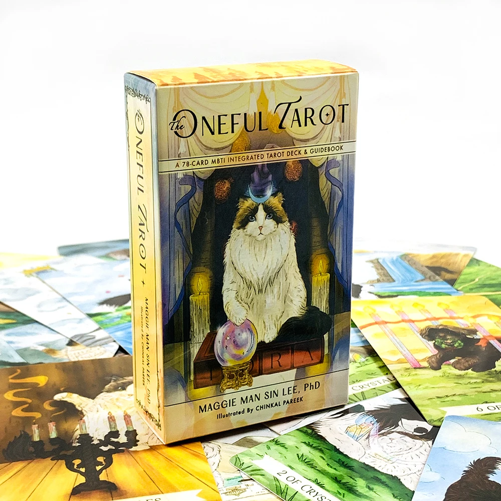 New Tarot The Neful Tarot A 78-Cards English Version Of The Predictive Divination Card Board Game,Casual Party Game Cards