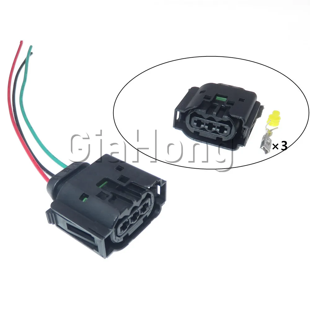 

1 Set 3 Ways 09441351 09441381 Electrical Waterproof Automotive Socket AC Assembly For Car Auto Wire Harness Connector