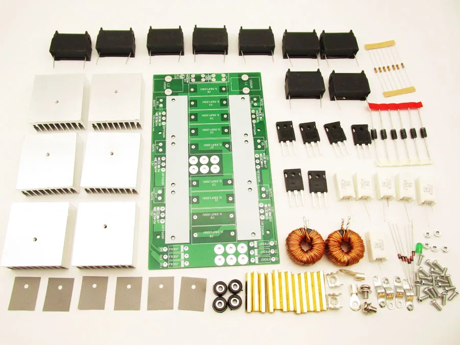 

3000W 50A Tapless 6-tube ZVS High Frequency Induction Heating Machine Quenching Module DIY Kit