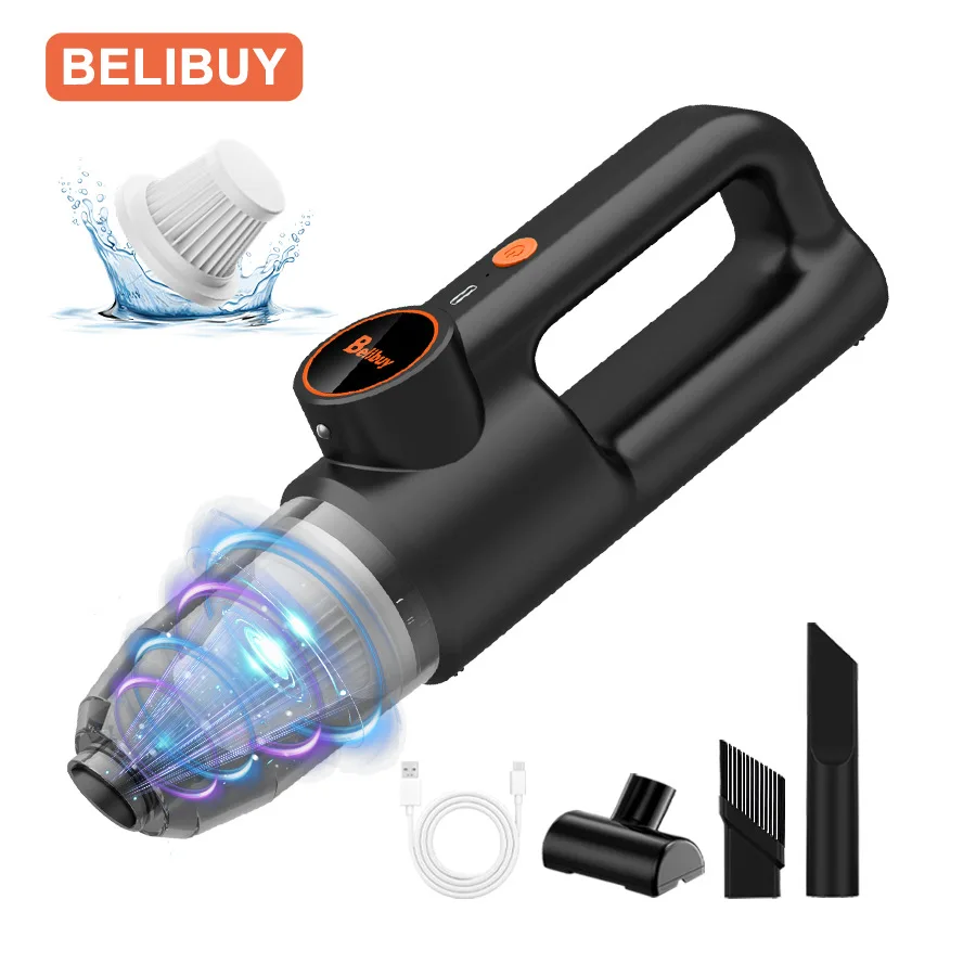 Car Vacuum Cleaner All-in-One Handheld Wireless Charging Portable High-Power Car Dust Blower