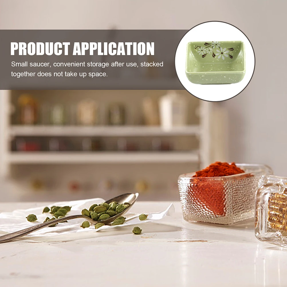 

4 Pcs Melamine Sauce Dishes Small Dip Bowls Easy Clean Home Restaurant Vinegar Dish Salt Sugar Salads Flavors Spices Snacks