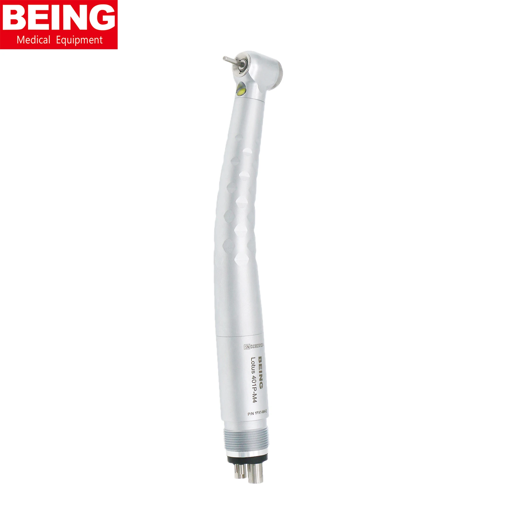 

Being Dental LED Self Power High Speed Air Handpiece Push Button 401P-M4-E 4Holes