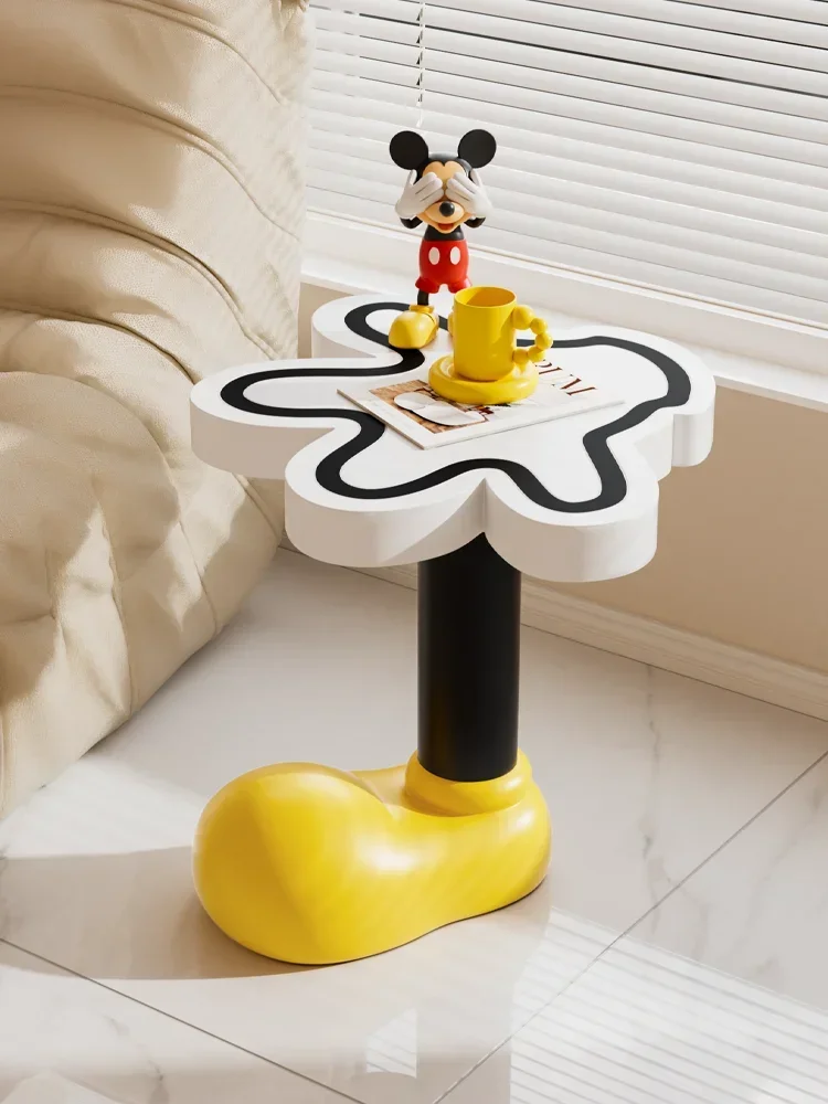 Cartoon Mouse Floor-standing Ornament, Creative Side Table for Living Room Sofa, Movable Side Table for Bedroom, Home Furniture