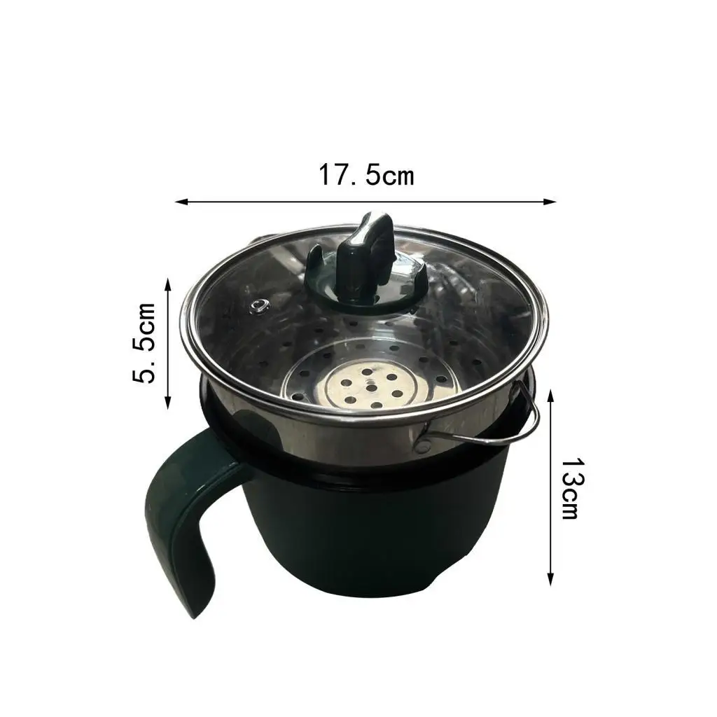 Mini Hot Pot Nonstick Noodles Cooker Electric Skillet for Eggs Cooking Pasta