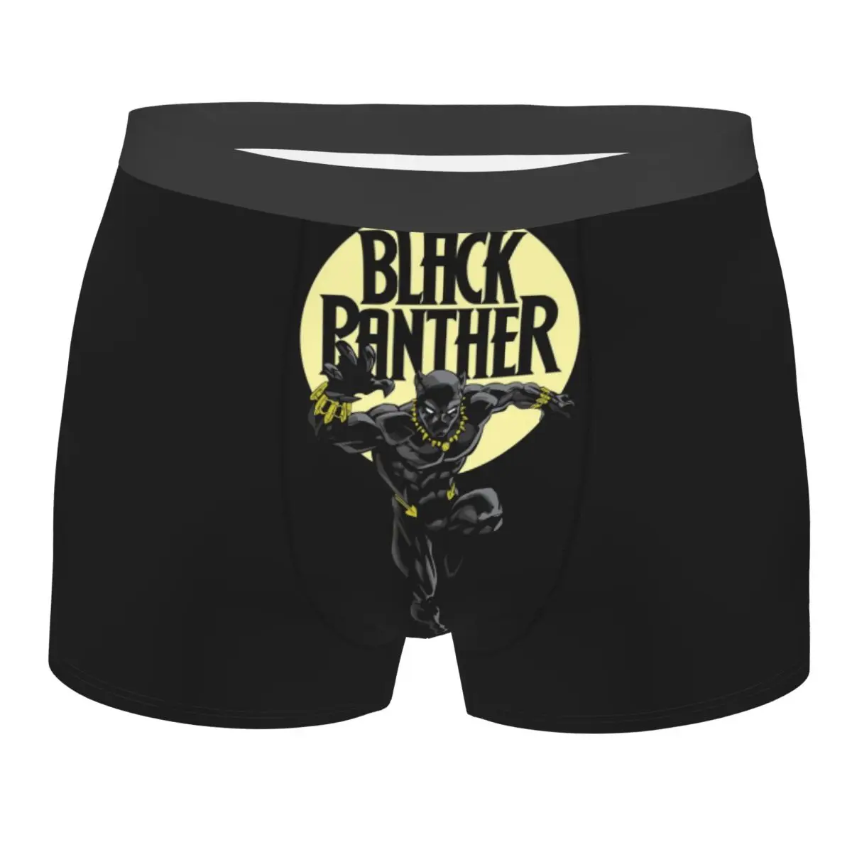 

Custom Black Panther Movie Underwear Male Printed Boxer Briefs Shorts Panties Breathable Underpants